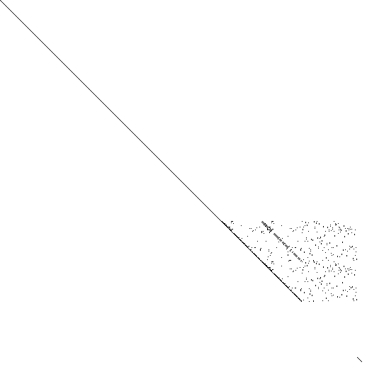 Sparsity of Hessian of Lagrangian